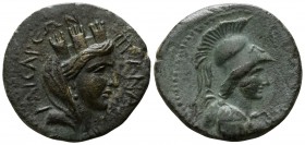 Cilicia. Anazarbos . Pseudo-autonomous issue Time of Trajan, 98-117 AD, (dated CY 126=107/8 AD). . Bronze Æ