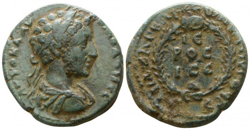 Cilicia. Anazarbos . Commodus 180-192 AD, (Year 202=183/184 AD)..
Bronze Æ

1...