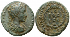 Cilicia. Anazarbos . Commodus 180-192 AD, (Year 202=183/184 AD).. Bronze Æ