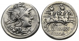 Q. Marcius Libo.  148 BC. Rome. Denarius AR