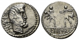 L. Titurius L.f. Sabinus 89 BC. Rome. Denarius AR