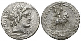 Mn. Fonteius C.f. 85 BC. Rome. Denarius AR