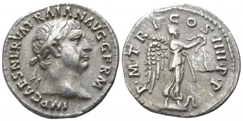 Trajan AD 98-117. Struck circa AD 101-102. . Rome
Denarius AR

17mm., 3,20g....