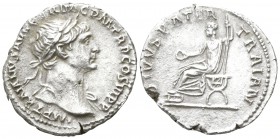 Trajan AD 98-117. Struck circa AD 112-114. Rome. Denarius AR