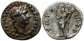 Trajan AD 98-117, (struck AD 100).. Rome. Denar AR