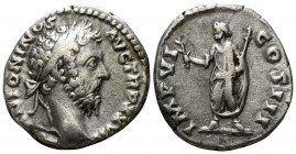 Marcus Aurelius AD 161-180, (struck AD 172-173). Rome. Denarius AR