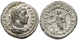Elagabalus 218-222 AD, Struck 220-222 AD. Rome. Denarius AR
