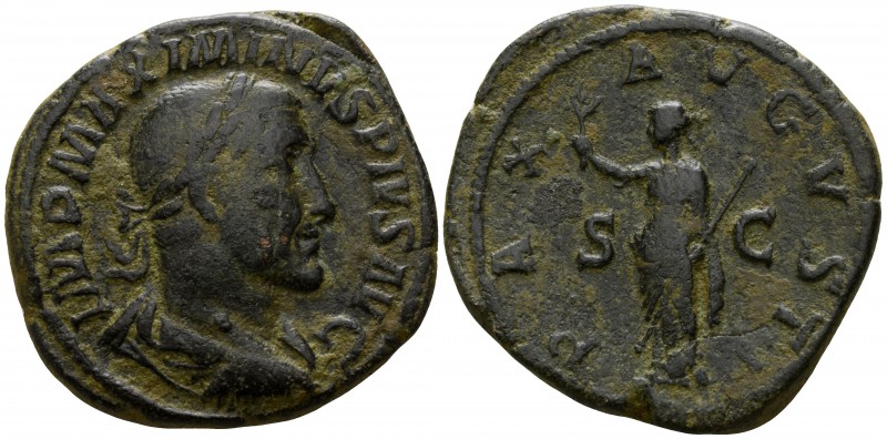Maximinus I Thrax AD 235-238, Struck AD 235. Rome
Sestertius Æ

32mm., 19,62g...