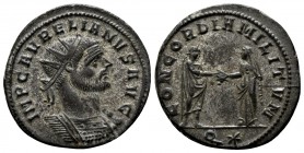 Aurelian AD 270-275. Siscia. Antoninianus Æ silvered