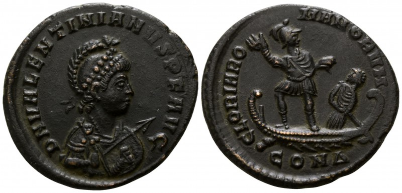 Valentinian II AD 375-392, (struck AD 378-383). . Constantinople, 4th officina....