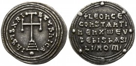 Leo VI the Wise and Constantine VII AD 886-912. Constantinople. Miliaresion AR