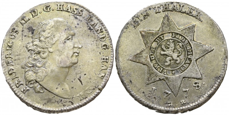 Germany. Hessen-Kassel. Friedrich II AD 1760-1785.
AR Thaler

33mm., 23,29g....