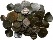 Lot of ca. 53 byzantine bronze coins / SOLD AS SEEN, NO RETURN!