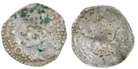 Belgium. Lower Lorraine. Otto III 983-1002. AR Denar (17mm, 1.16g). Liege mint. + OTTO [GRA]D I REX, diademed bust left / [S] / +LEDGI / A, three-line...