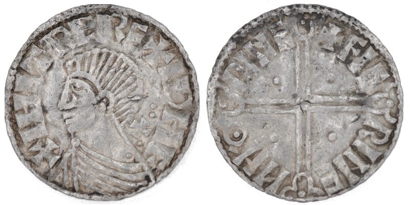 Ireland. Hiberno-Norse. 1015-1035. Imitation of Aethelred II long cross type. Ph...