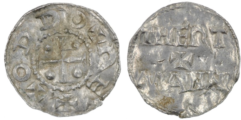 Germany. Duchy of Saxony. Otto III 983-1002. AR Denar (18mm, 1.33g). Dortmund mi...