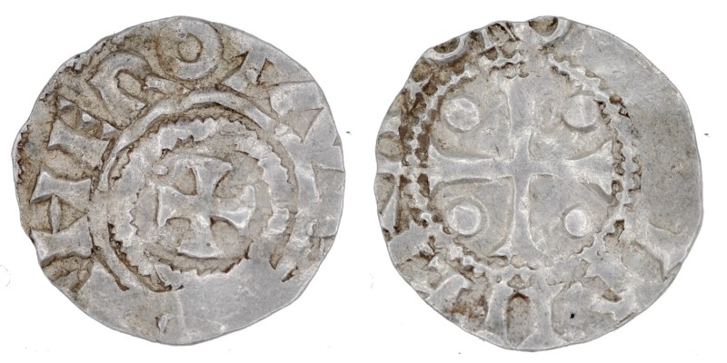 Germany. Duchy of Saxony. Otto III 983-1002. AR Denar (17mm, 1.16g). Dortmund mi...