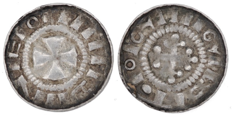 Germany. Duchy of Saxony. Konrad II. 1024-1039. AR Denar (Sachsenpfennig) (15mm,...