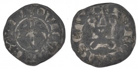 France. Louis IX. 1226–1270. BI Denier tournois (18mm, 1.05g). Cross pattée / Châtel tournois. Duplessy 193; Ciani 184. Fine.