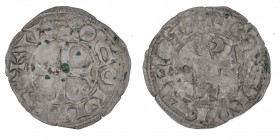 France, Provincial, Rodez. Count Hughes II or III. 1156-1196. Denier (16mm, 0.70g). + VGO COMES, short cross / + RODES CIVI, around +DAS. Boudeau 767;...