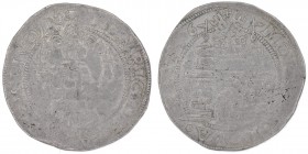 The Livonian Order. Heinrich von Galen. 1551-1557. AR 1/2 Mark (28mm, 5.06) Riga mint. Haljak 335b. Very Fine.