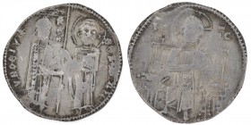 Serbia. Stefan Uros II Milutin. 1282-1321. AR Denar (19mm, 1.85g). S STEFAN VROSIVS / REX. Emperor, standing facing to left Rev: IC - XC. Jesus Christ...