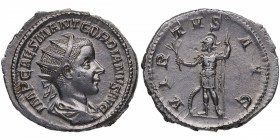 239 dC. Gordiano III. Roma. Antonino. Ag. EBC+. Est.60.
