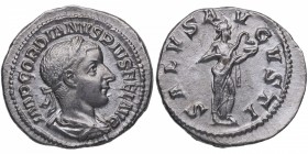 241 dC. Gordiano III. Roma. Denario. Ag. EBC+. Est.80.