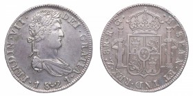 1821. Fernando VII (1808-1833). Zacatecas. 8 Reales . RG. EBC. Est.500.