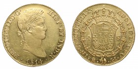1814. Fernando VII (1808-1833). Madrid. 4 Escudos. GJ. Au. 13,50 g. SC. Est.1300.