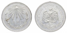 1934. Mexico. 1 peso. Ag. EBC. Est.40.