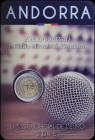 ANDORRA: 2 Euro (2016) in bi-metal commemorating the 25th anniversary of the Radio and Television of Andorra. Inside official coincard. S/N: "28808". ...