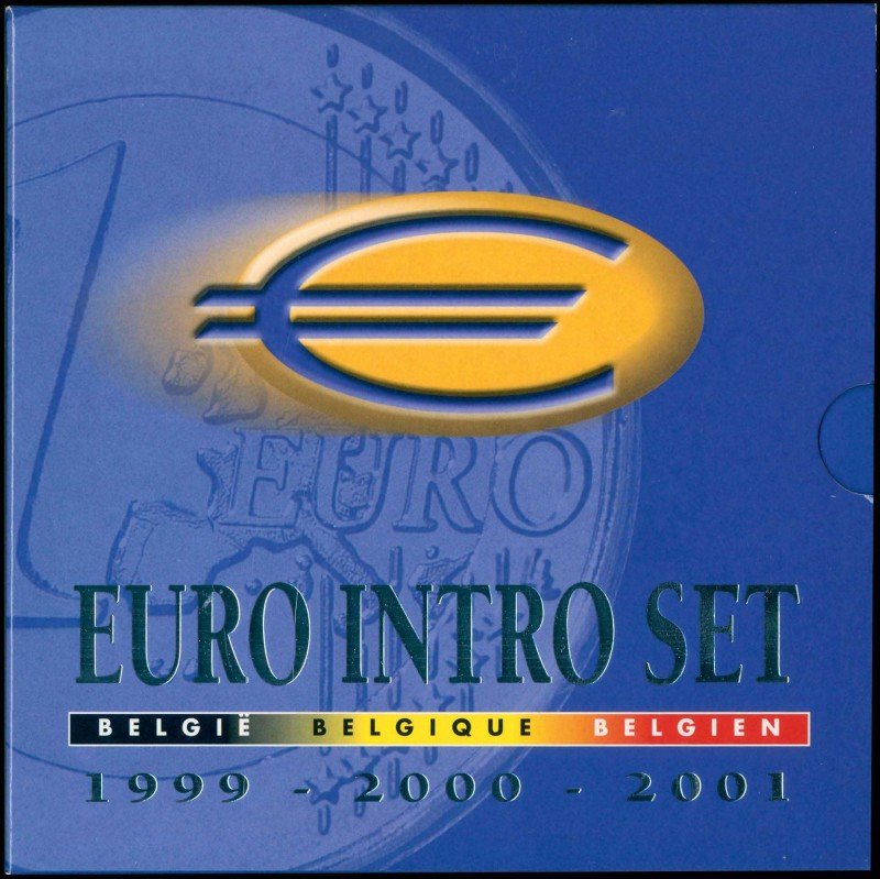 BELGIUM: Triple Euro coin set (1999-2011) each composed of 1 Cent to 2 Euro. Ins...