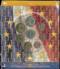 FRANCE: Euro coin set (1999) composed of 1 Cent to 2 Euro. Inside original blister. (KM MS18). Brilliant Uncirculated.