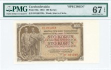 CZECHOSLOVAKIA: 20 Korun (1988) in blue and multicolor with Jan Amos Komensky at right. S/N: "H26 459772". WMK: Stars and linden leaves. Printed by ST...