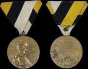 GERMANY: Memorial medal on the 100th anniversaire of Emperor Wilhelm I (1897). Awarded to officers and soldiers who were at that time in active servic...