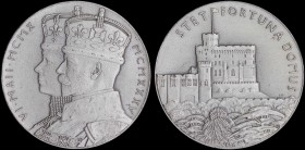 GREAT BRITAIN: Silver medal (0,925) commemorating the King George V and Queen Mary 25th Anniversary Jubilee (1910-1935). The Royal couple on obverse. ...
