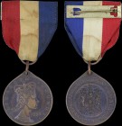 SOUTH AFRICA: Medal commemorating the Coronation of Elizabeth II (2.6.1953). Crowned head of Elizabeth II facing right on obverse. Coat of arms with s...