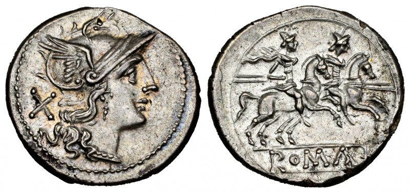 Anonymous. Denarius. 211 BC. South of Italy. (Ffc-7). (Craw-53/2). (Cal-1). Anv....