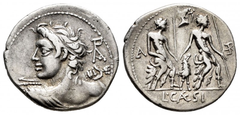 Caesius. Lucius Caesius. Denarius. 112-111 BC. South of Italy. (Ffc-222). (Craw-...