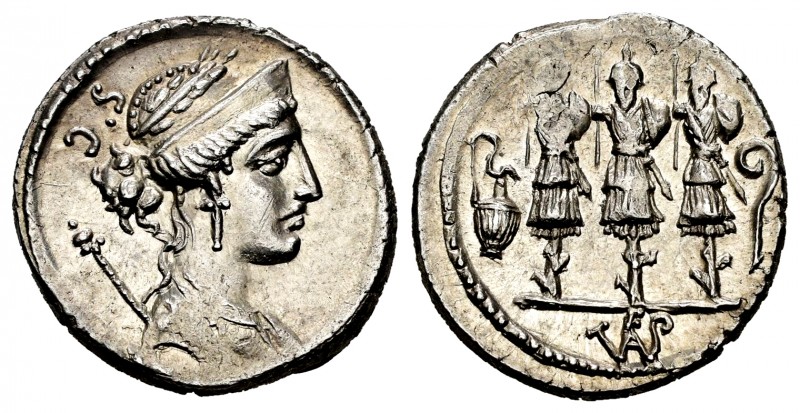 Cornelius. Faustus Cornelius Sulla. Denarius. 56 BC. Rome. (Ffc-643). (Craw-426/...