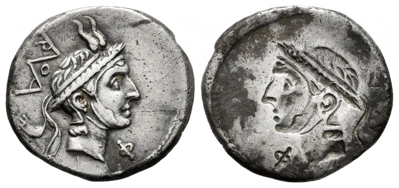 Marcius. L. Marcius Philippus. Incuse denarius. 113-112 BC. Central Italy. (Ffc-...