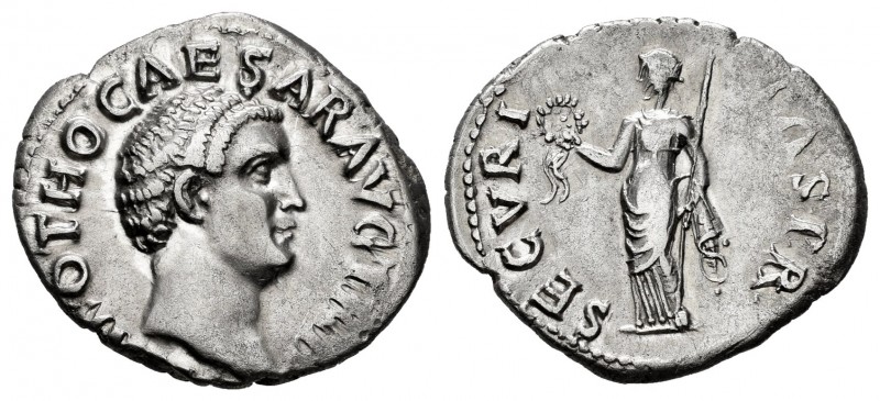 Otho. Denarius. 69 AD. Rome. (Ric-I 10). (Bmcre-19). (Rsc-15). Anv.: (IMP) OTHO ...