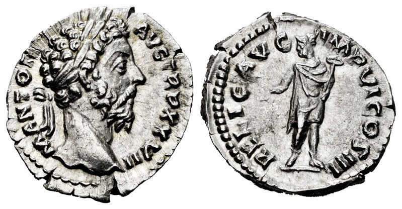 Marcus Aurelius. Denarius. 173-174 AD. Rome. (Ric-285). Anv.: M ANTON(INVS) AVG ...