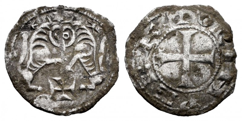 Kingdom of Castille and Leon. Alfonso VII (1126-1157). Obol. León. (Bautista-157...