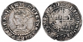 Kingdom of Castille and Leon. Enrique IV (1454-1474). 1 real. Segovia. (Bautista-884). Anv.: ENRICVS· QVARTVS· REX· CAST. Rev.: ENRICVS· DEI· GRACIA· ...