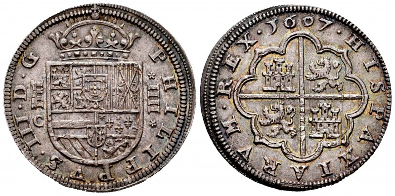 Philip III (1598-1621). 4 reales. 1607. Segovia. C. (Cal 2008-unlisted). (Cal 20...