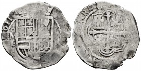 Philip III (1598-1621). 8 reales. 1611. México. F. (Cal-895). Ag. 23,82 g. Visible date. Very rare. Almost VF. Est...500,00. 

Felipe III (1598-1621...