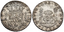 Philip V (1700-1746). 8 reales. 1737. México. MF. (Cal-1446). Ag. 26,57 g. Almost XF. Est...400,00. 

Felipe V (1700-1746). 8 reales. 1737. México. ...