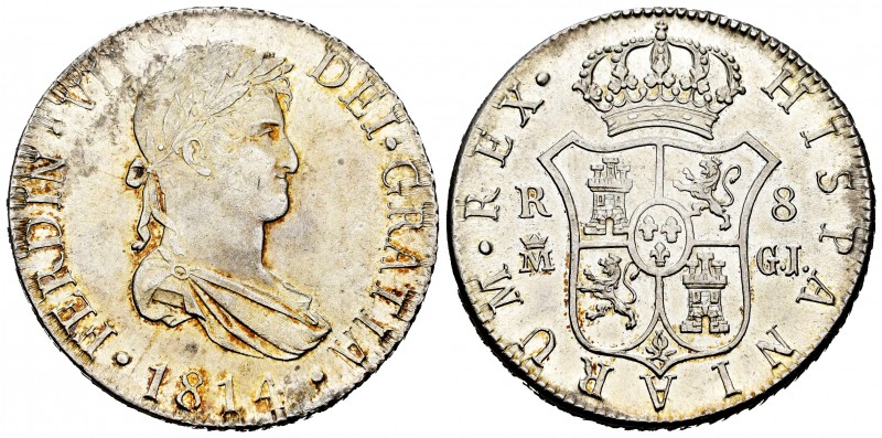 Ferdinand VII (1808-1833). 8 reales. 1814. Madrid. GJ. (Cal-1268). Ag. 27,06 g. ...